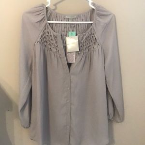 Light grey blouse